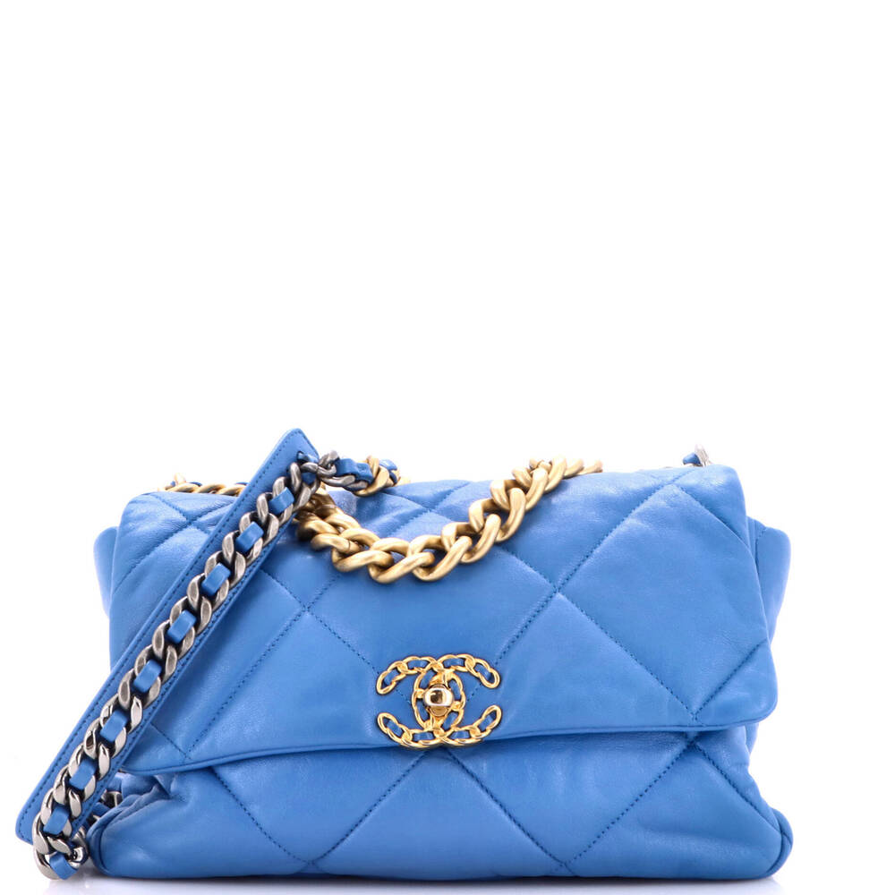 Chanel Medium 19 Flap Bag Quilted Leather